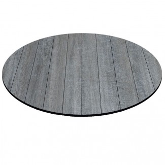 36 in Round Compact HPL Indoor Outdoor  Commercial Modern Restaurant Bar Cafe Hotel Table Top 5